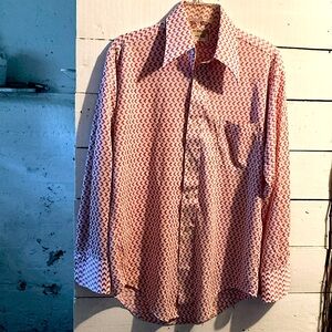 Vintage Towncraft MW long sleeve Shirt JC Penney size 15.5-33